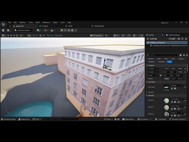 Glimpse of Unreal Engine