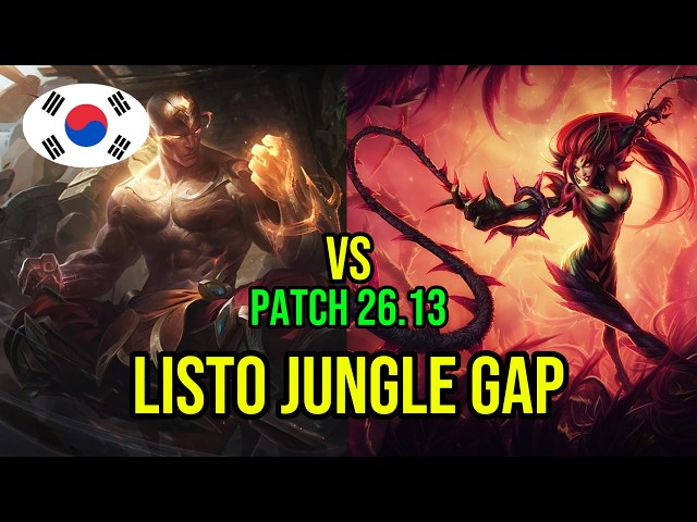 2182 LP Lee Sin vs Zyra | VNR Listo | KR Server | Patch 26.13
