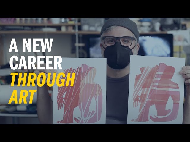 Finding a new career path through art