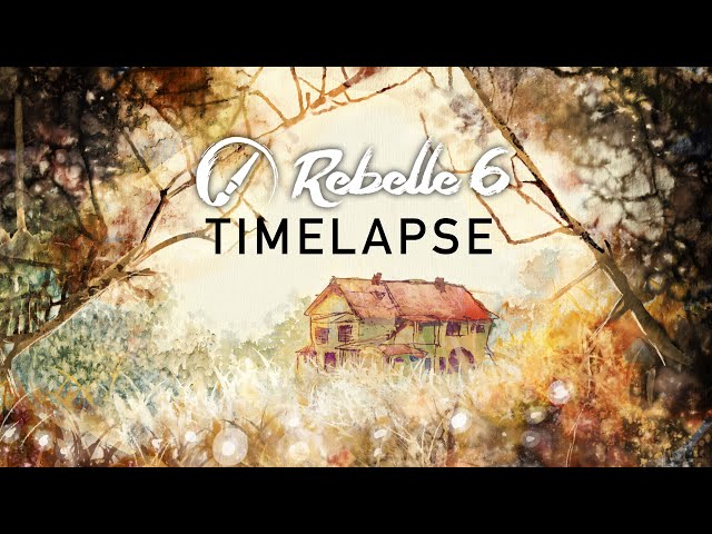 Watercolor Improvisation - Rebelle 6 Timelapse