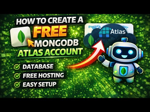 How to Create MongoDB Atlas FREE 🔥 | Free Database Hosting (Step by Step)