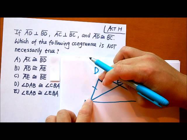 ACt Math High Level Question 7 Solution