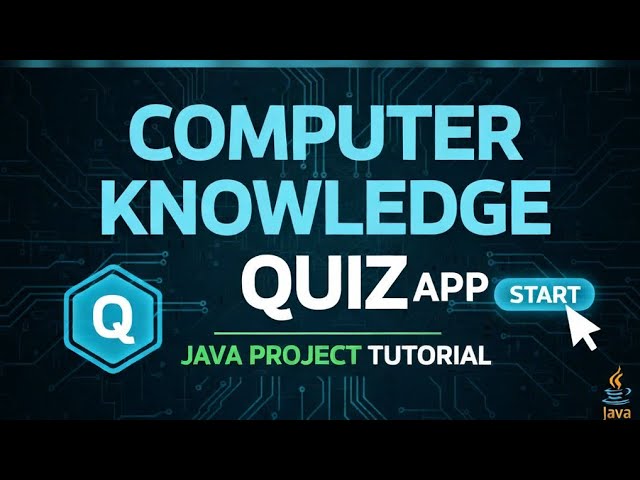 Quiz Application in java program#computerknowledge #coding #java 