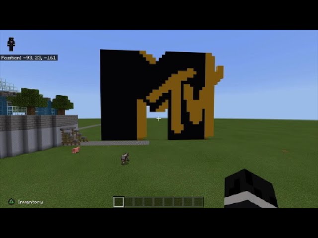 Minecraft Pixel Art Tutorial- MTV Logo