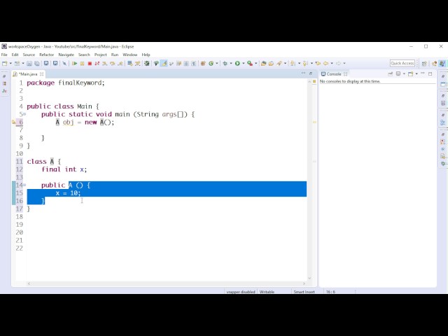 Java Final Keyword 2 - Initialize Blank Final Variable (Bangla | বাংলা)
