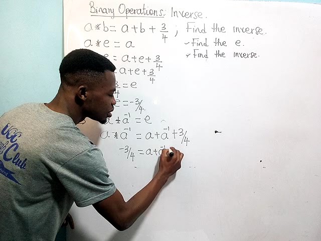 Binary Operation; Inverse