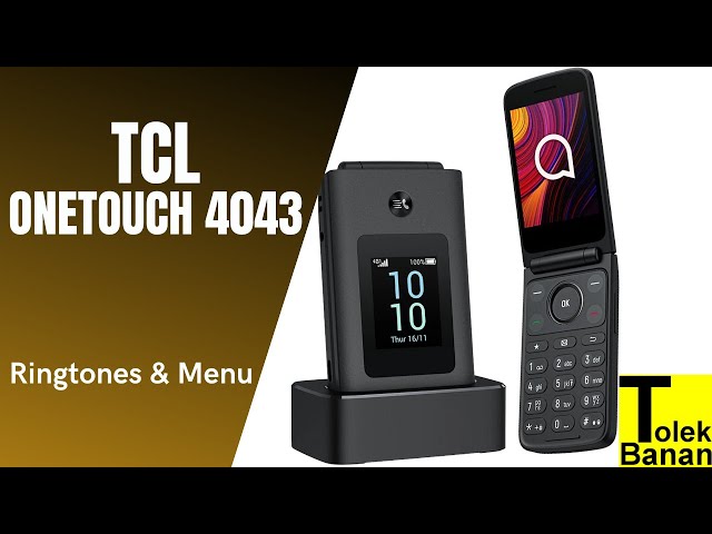 TCL OneTouch 4043 - Unboxing / Menu & Ringtones / Dzwonki - Classic Phone