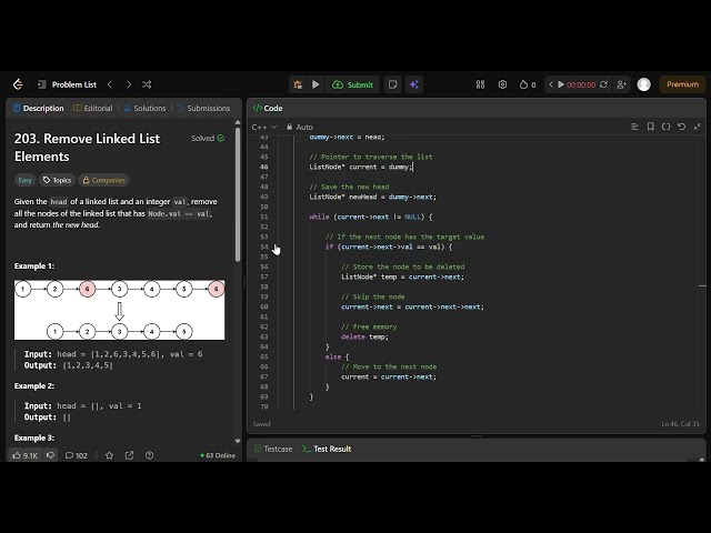 Remove Linked List Elements