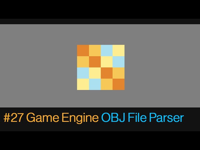 #27 How To Make a Game Engine | C++ and OpenGL | Resources Module - Parsing OBJ Files