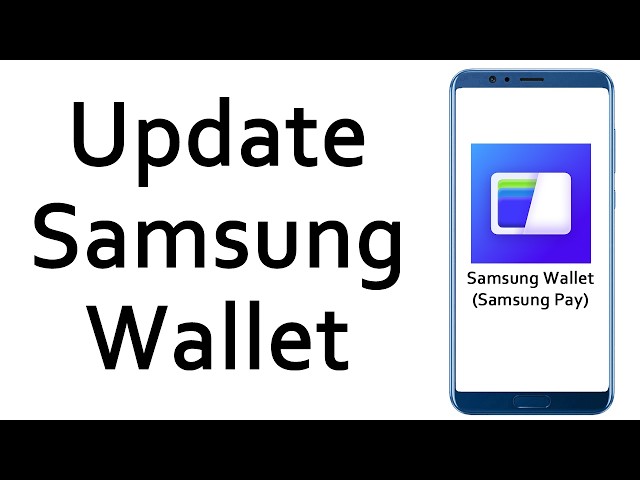 how to update samsung wallet app | how to update samsung pay app - step by step