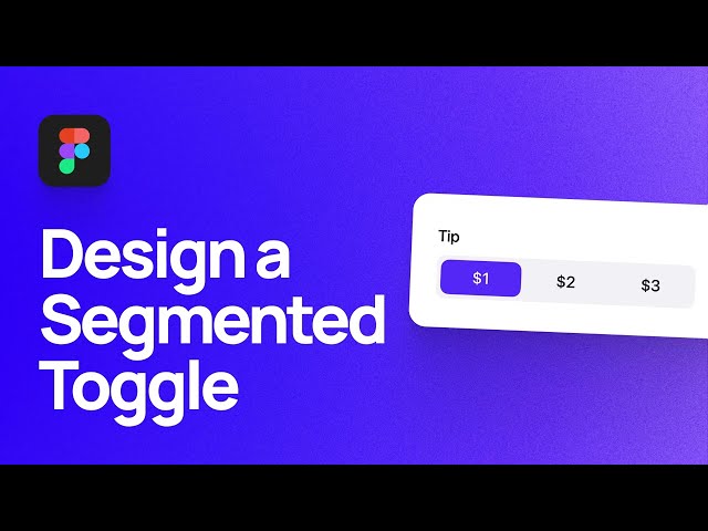 How to Design and Prototype a Segmented Toggle in Figma | Segmented Control