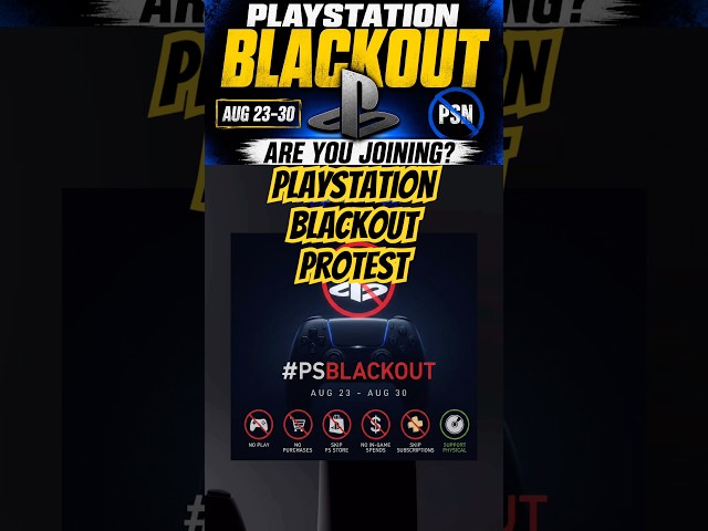 Gamers Are Boycotting PlayStation #psblackout #protest #playstation #ps5 #psn #psplus #physicalgames
