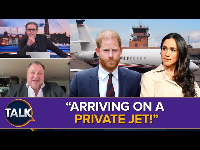 “This Is A Guy Who's An Eco-Warrior?” | Harry And Meghan Return To The UK In A Luxury Private Jet