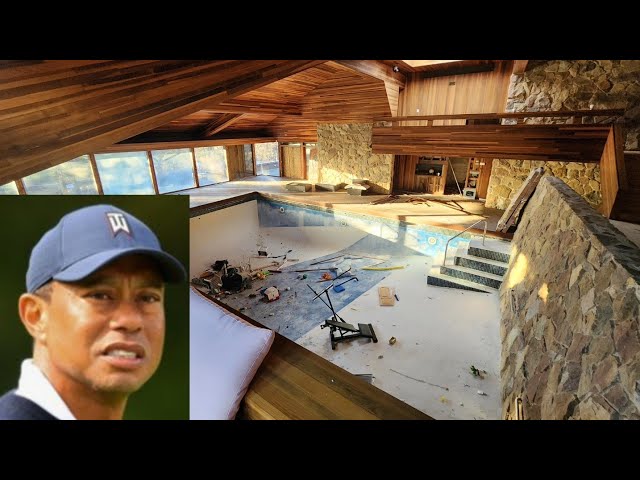 Inside Tiger Woods's $12M Abandoned Mansion