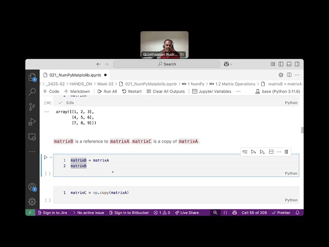 Python: Numpy Basics 1/2