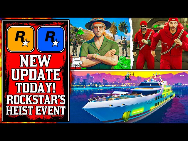 MASSIVE SUMMER HEIST EVENT! The NEW GTA Online UPDATE Today! (GTA5 New Update)
