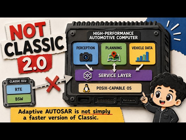 AUTOSAR Adaptive Explained  | Services, Processes & High Performance ECUs