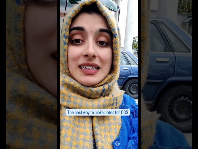 How to make Notes For CSS & PMS Exam Explained #csspreparation