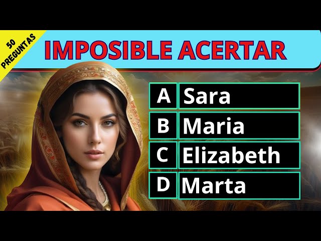 50 Medium and Difficult Bible Questions / Fun Bible Challenge