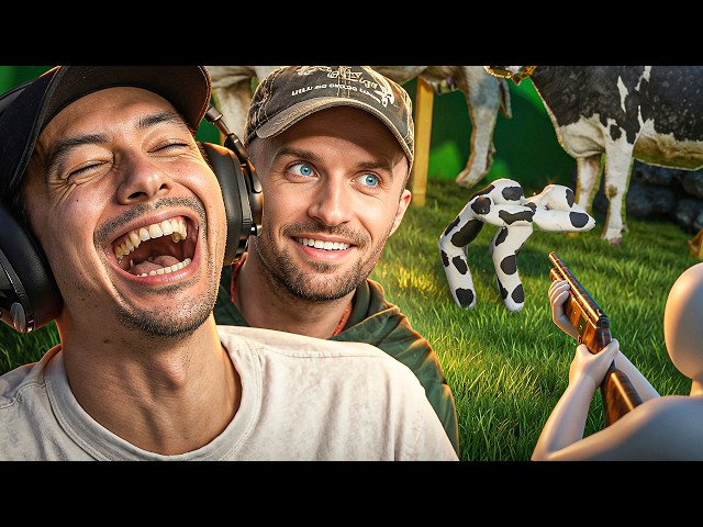 UNCONTROLLABLE LAUGHTER during HIDE-AND-SEEK!! 🤣🤫 (Meccha Chameleon) ft. Squeezie, Gotaga, Doigby...