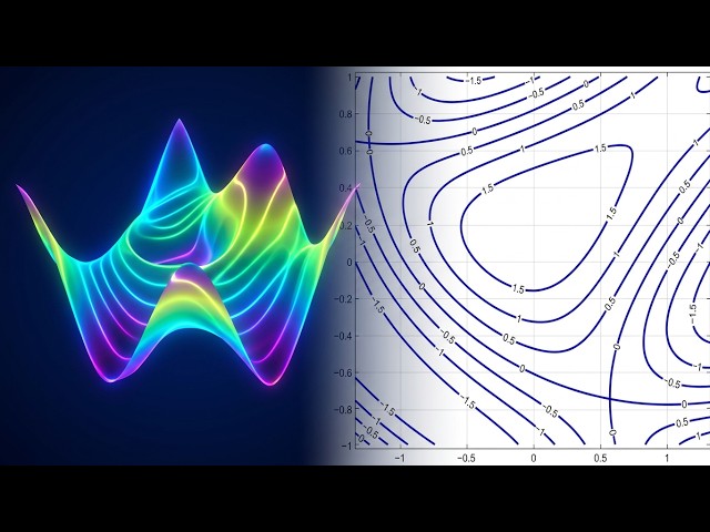 Visual Exercise 1.- Level curves of a function f(x,y) and auxiliary function φ(t):=f(x₀+at,y₀+bt)