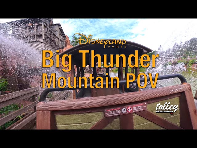 Big Thunder Mountain Front Row On Ride POV at Disneyland Paris July 2025
