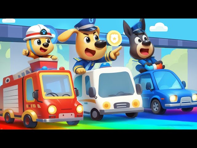 🔴LIVE | Kids Pretend Play at the Driving Center | Jobs and Careers | Sheriff Labrador | BabyBus TV