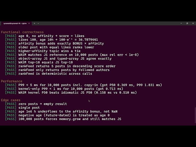 Day 74: Rust to WASM: Build a High-Performance Ranker | WebAssembly, Raw Pointer ABI & Benchmark