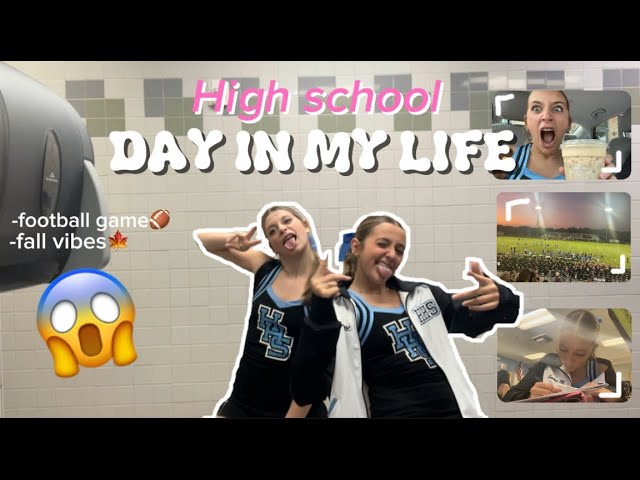 SCHOOL DAY IN MY LIFE (Classes, friends, starbucks, football game!)