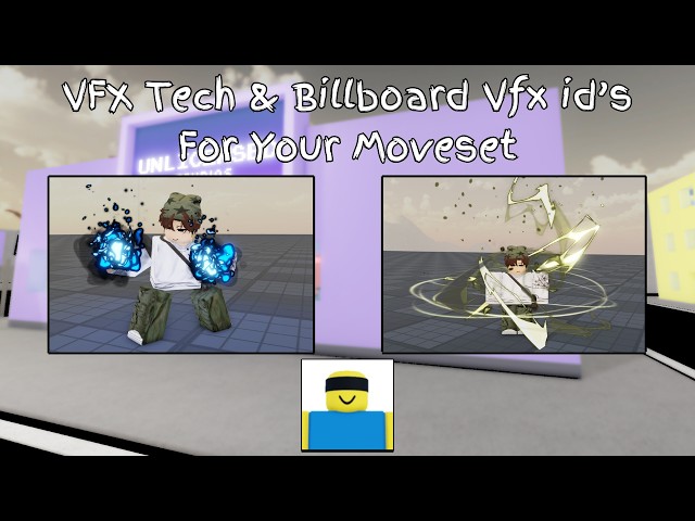 VFX Techs & Billboard Id's For Your Custom Moveset in JJS