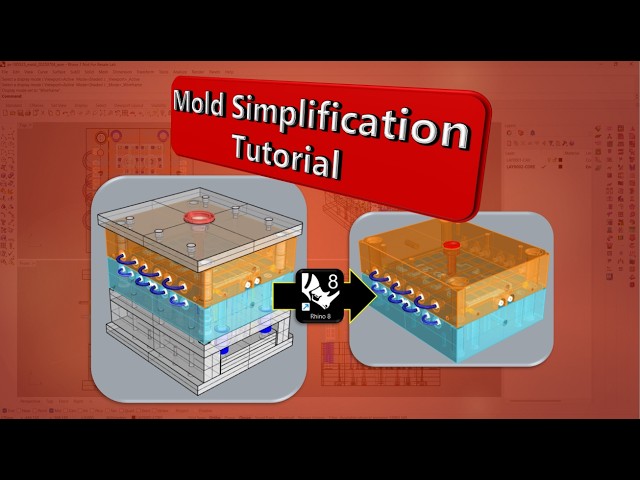 Mold Simplification using Rhino | Moldex3D Advanced Tips & Tricks | Rhino 7