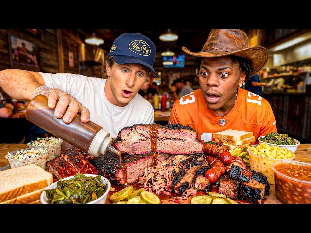 Trying the best BBQ in the WORLD with IShowSpeed