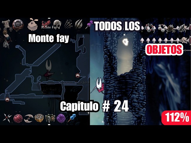como completar Hollow Knight Silksong al 112% Monte Fay, habilidades y objetos ocultos