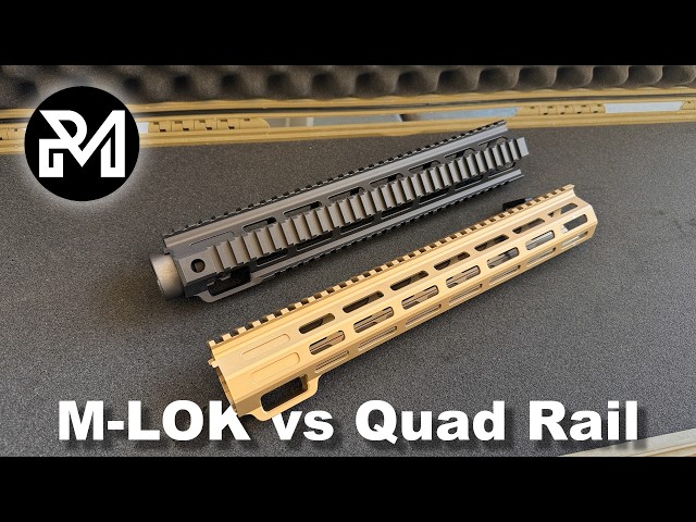 Twice as Heavy But How Much Less Deflection? Quad Rail vs M-LOK