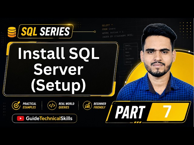 SQL Environment Setup | Install SQL Server & SSMS | SQL Tutorial for Beginners