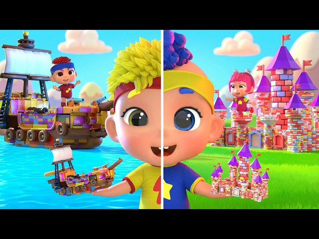 Please, Don’t Stop Building with Baby DB | D Billions Kids Songs