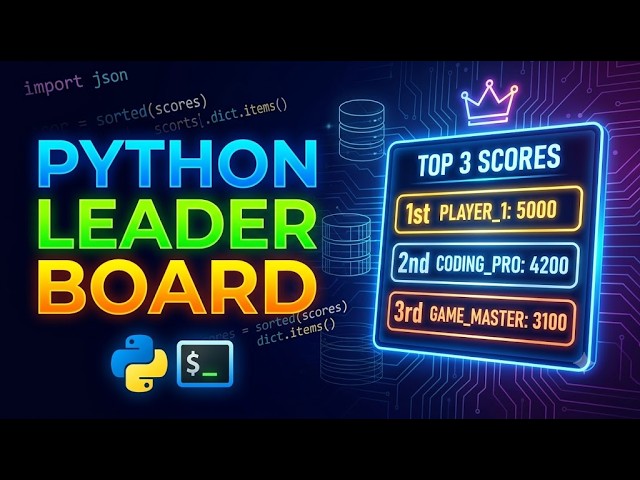 Python Leaderboard Project – Build a Game Score Engine!