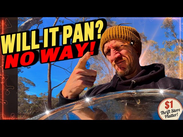 I Tried GOLD Panning with 6 Cheap Thrift Store Finds