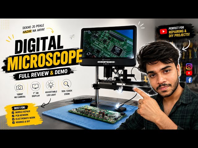 My new digital microscope 30k💸💰🤑