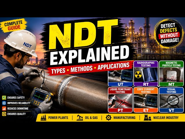 Non-Destructive Testing (NDT) Explained | Types, Methods & Industrial Applications | Complete Guide
