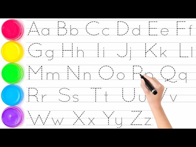How to Write and Read alphabets A to Z for kids, Fun with Letters: ABC Tracing and Coloring - Kids 📺