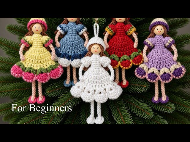 This Viral Crochet Christmas Angel Is So Beautiful | Easy Christmas Decor Tutorial for Beginners