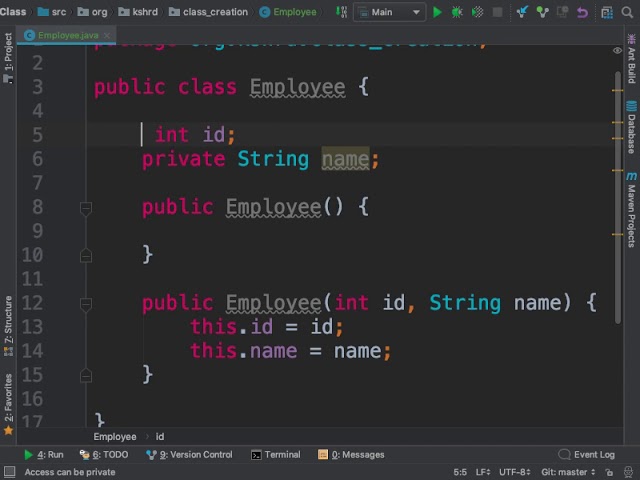 Java J2SE/FX #16   Constructor