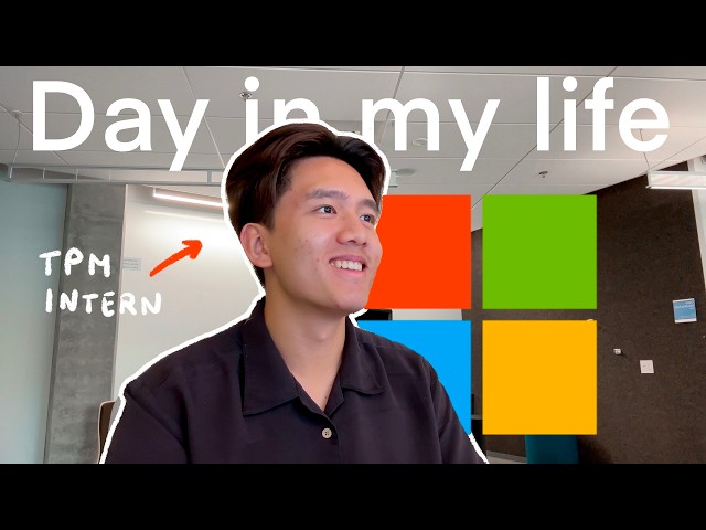 Day in My Life as a Microsoft Intern | Product Manager Intern in Big Tech, FAANG internship VLOG