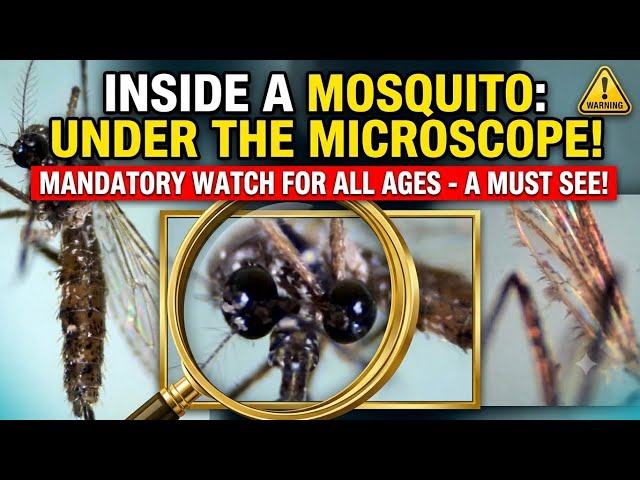 What You've Never Seen About Mosquitos! (Under a Microscope)