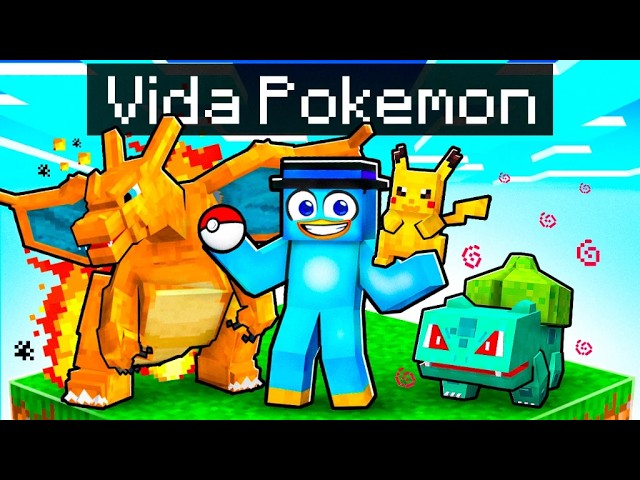 Teniendo una VIDA DE POKEMON en Minecraft!