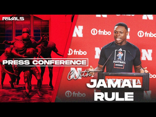 Nebraska Football: Jamal Rule North Dakota game week press conference (Sept. 15, 2026)