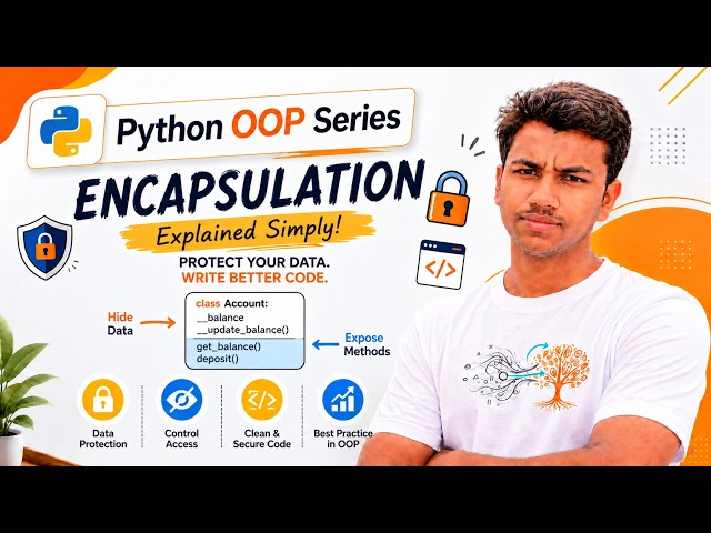 Encapsulation Explained | Public, Protected & Private Access Modifiers | Python OOP Tutorial|TAMIL