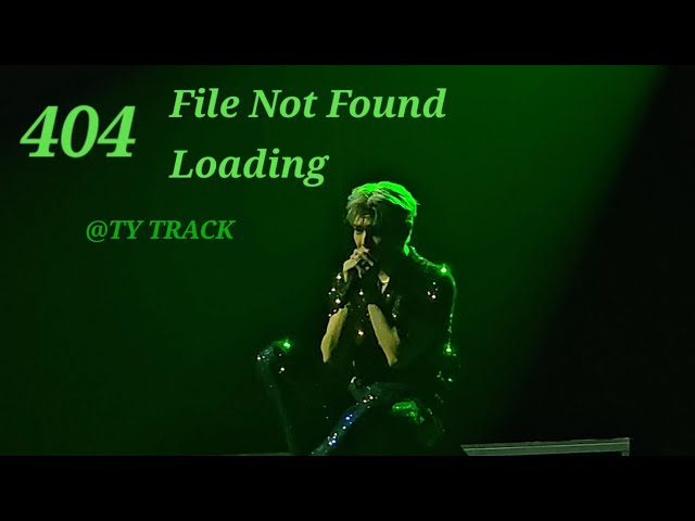 240224 TAEYONG - 404 File Not Found / 404 Loading | TY TRACK 툥콘 태용 솔로 콘서트