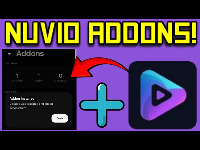 How to Add Addons to Nuvio App